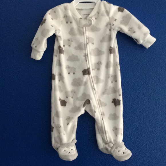 newborn footed onesies